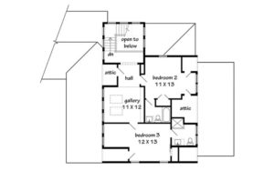 Costal Living Cottage Floorplan 2nd Floor